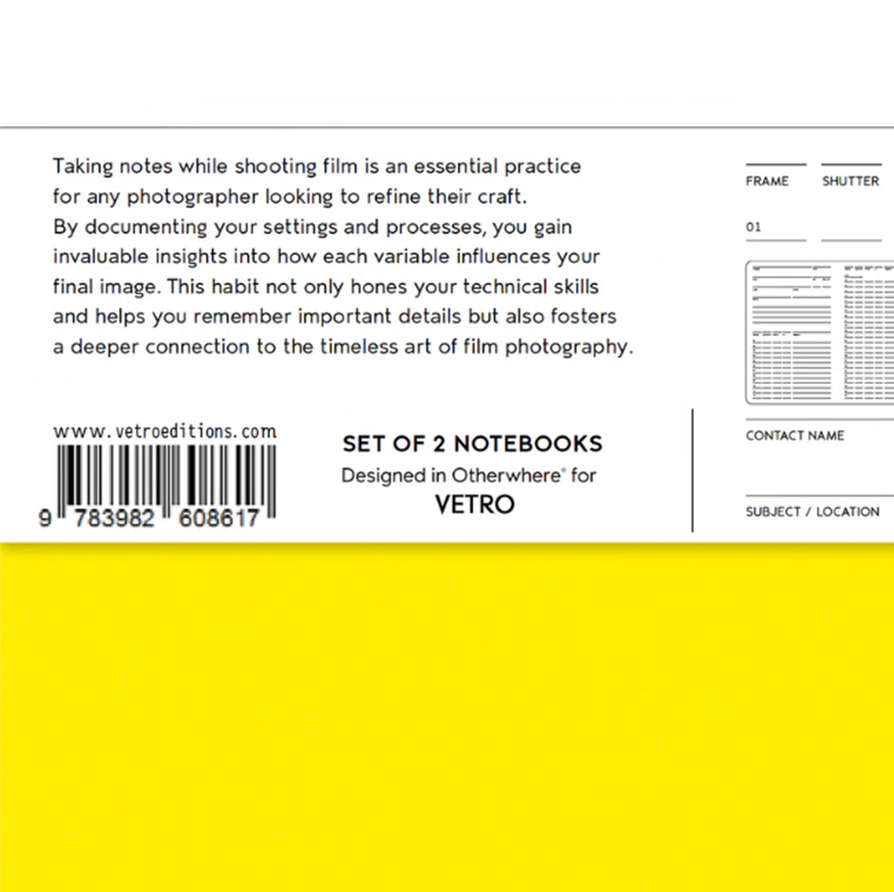 Analogue Photography Notebooks (x2)